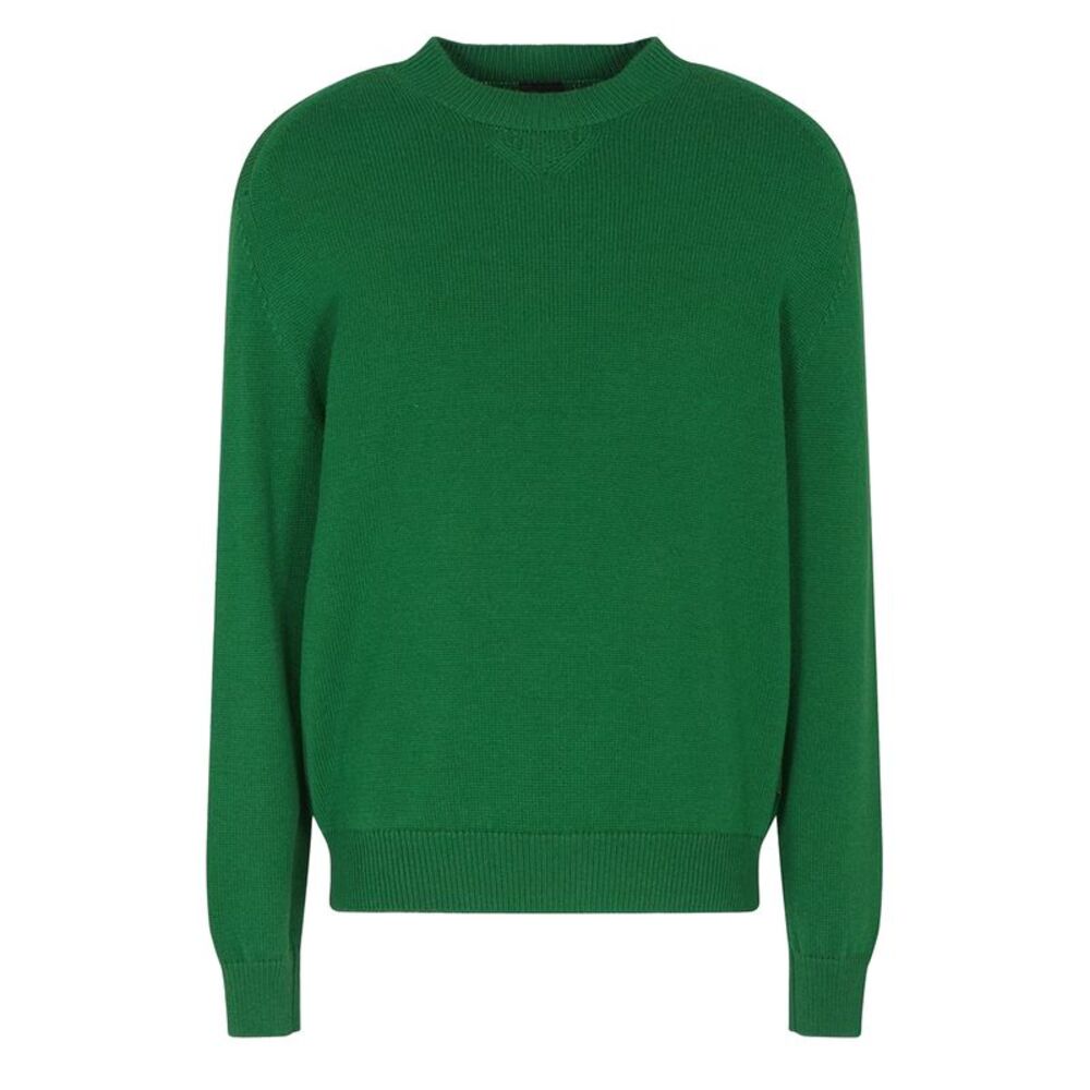 Armani Exchange Unisex Adult Crew Neck Long-Sleeved Sweater / Garden Green